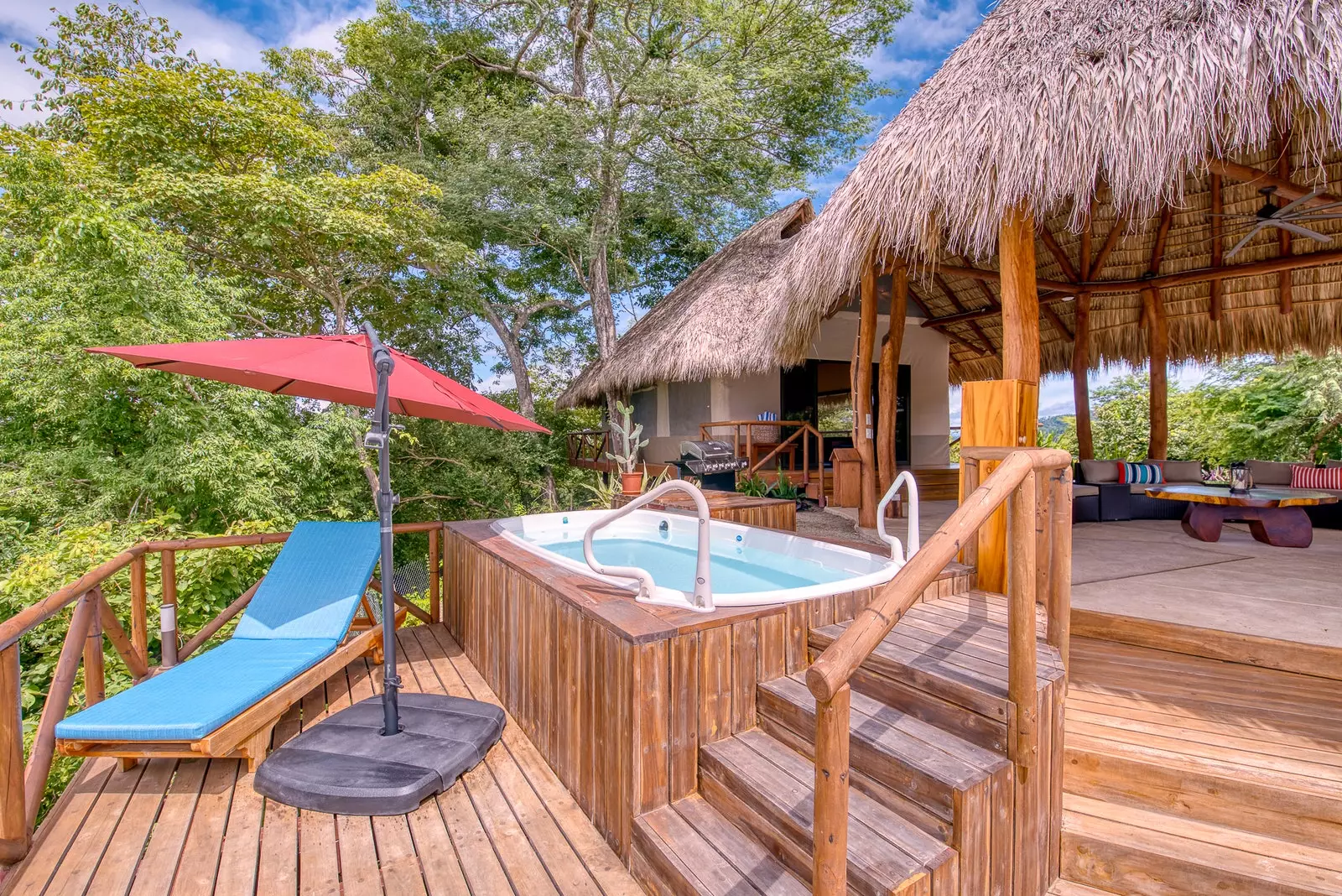 Isla Chiquita das Glamping in Costa Rica per Boot erreichbar