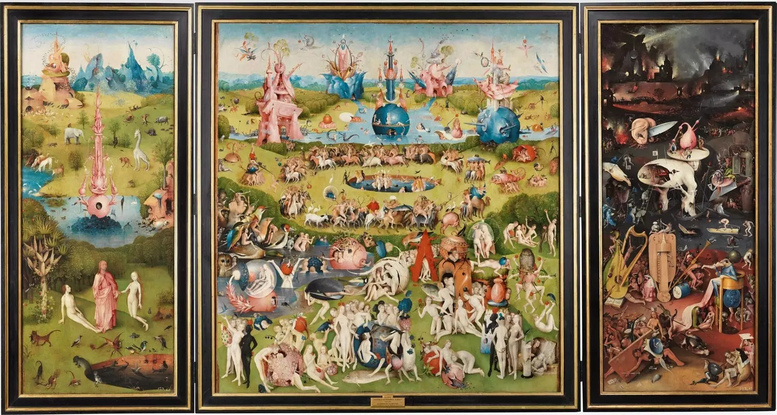 Hieronymus Bosch „Triptych Záhrady pozemských rozkoší“