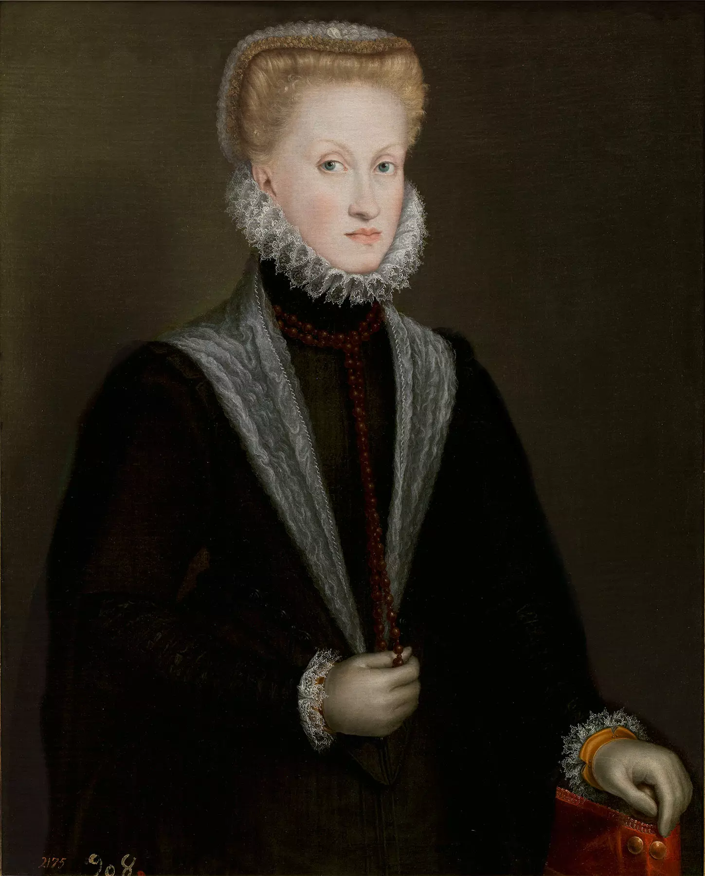 'Portret kraljice Anne od Austrije' Sofonisba Anguissola