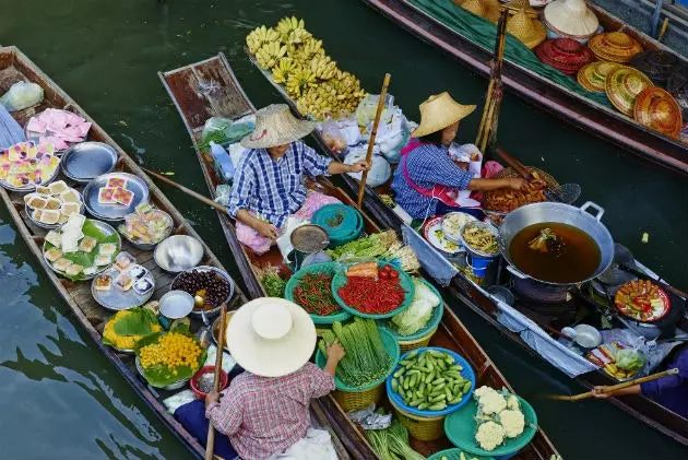 food stall in thailand