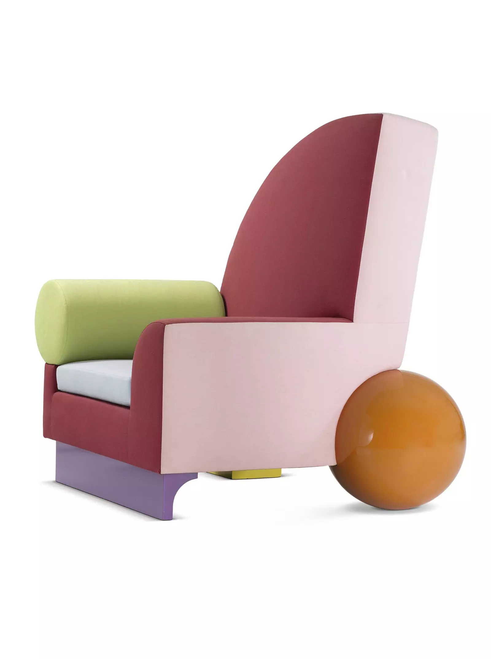 Bel Air sofa, Peter Shire 1982 m