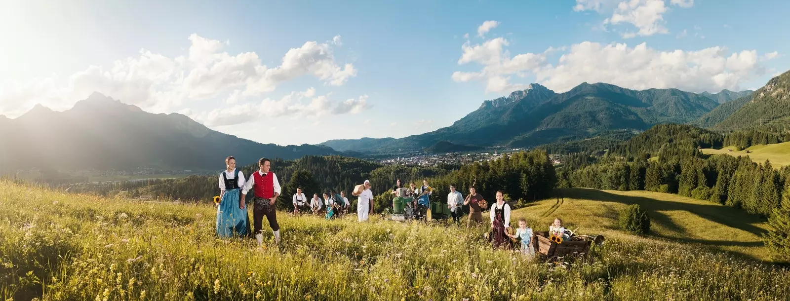 Randonnée en montagne près de Reutte.