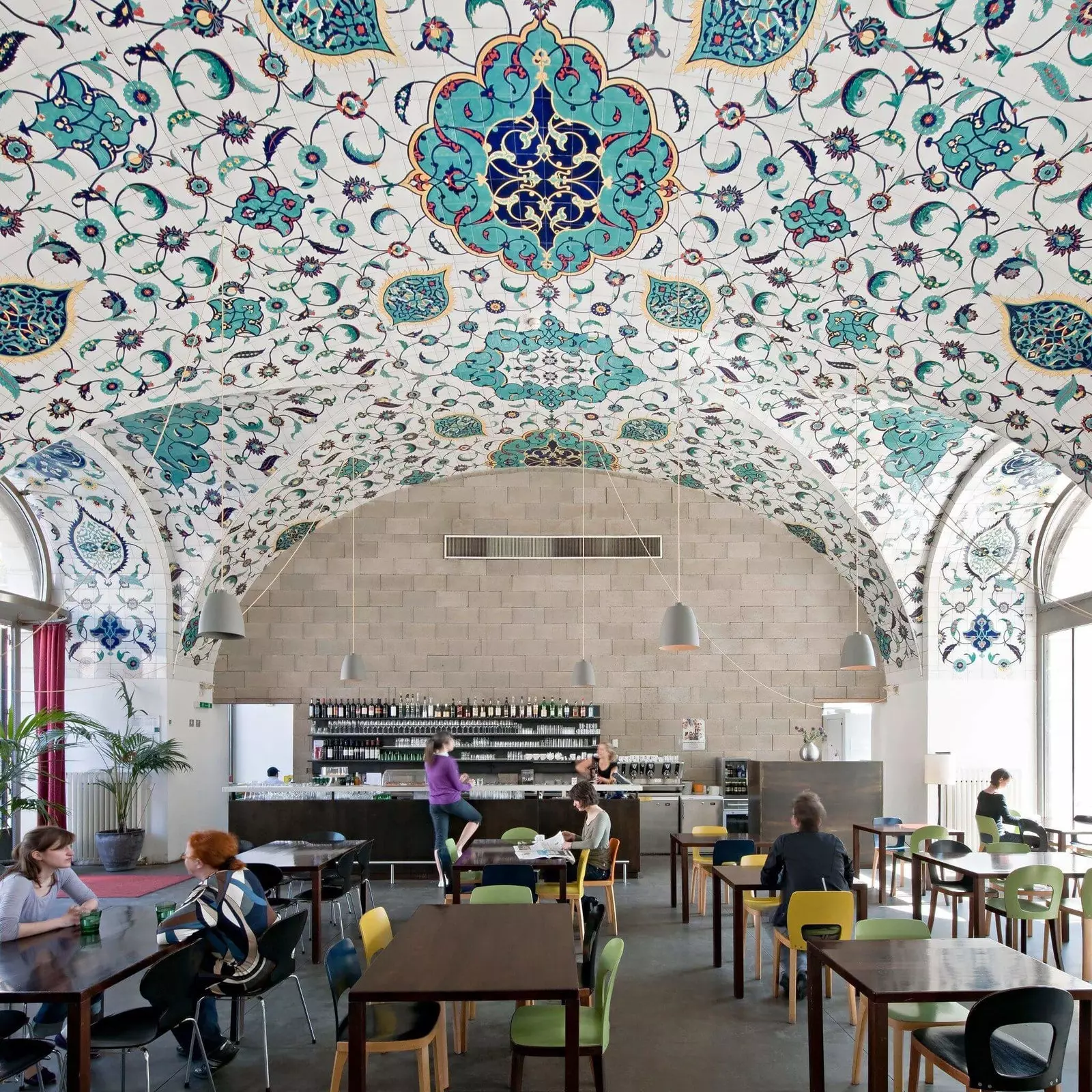 Corbaci restauranten i Vienna Architecture Center