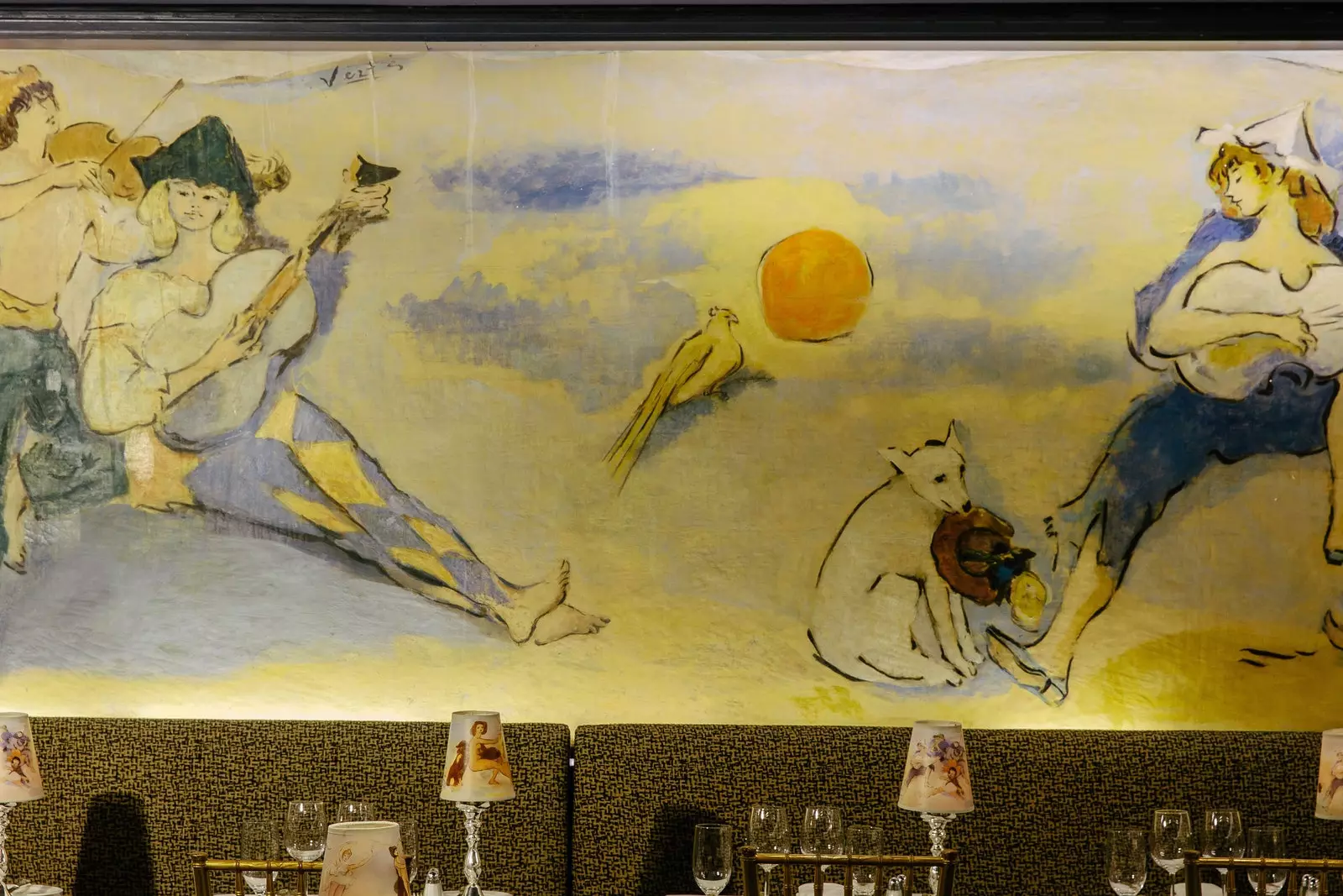 Marcel Vertès Murals at Cafe Carlyle