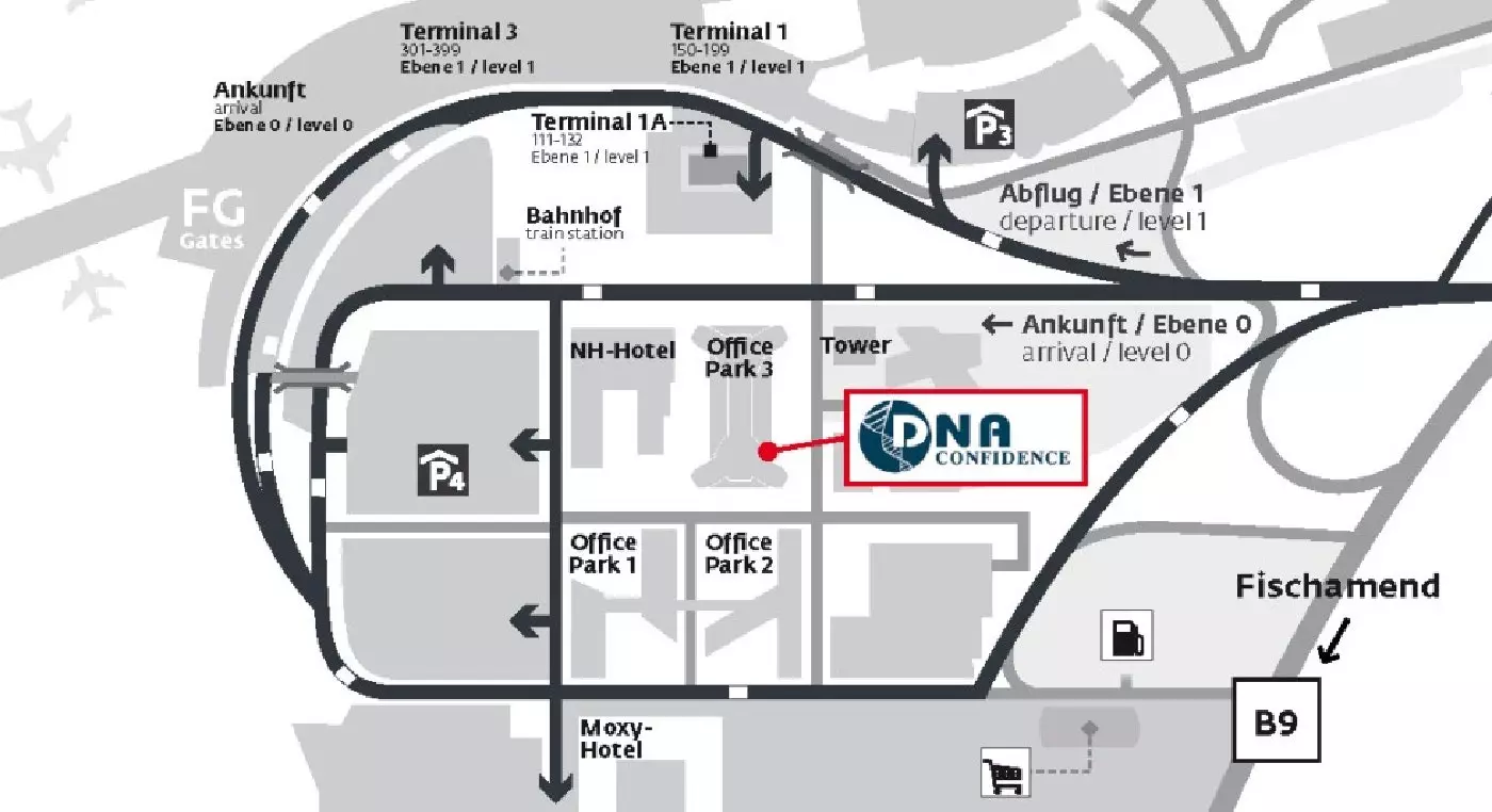 Ubicazione del laboratorio in aeroporto