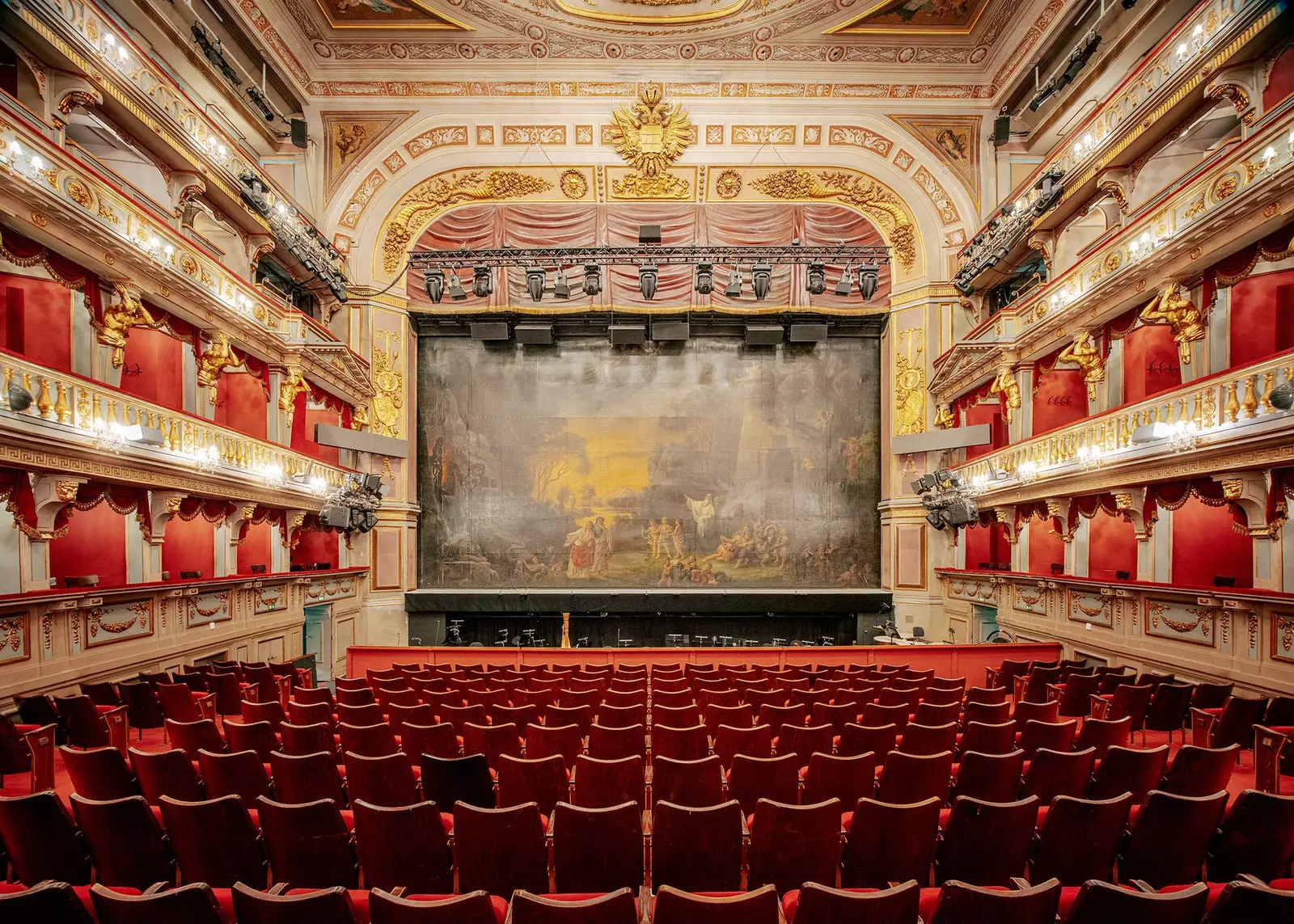 Interior of the Theater an der Wien