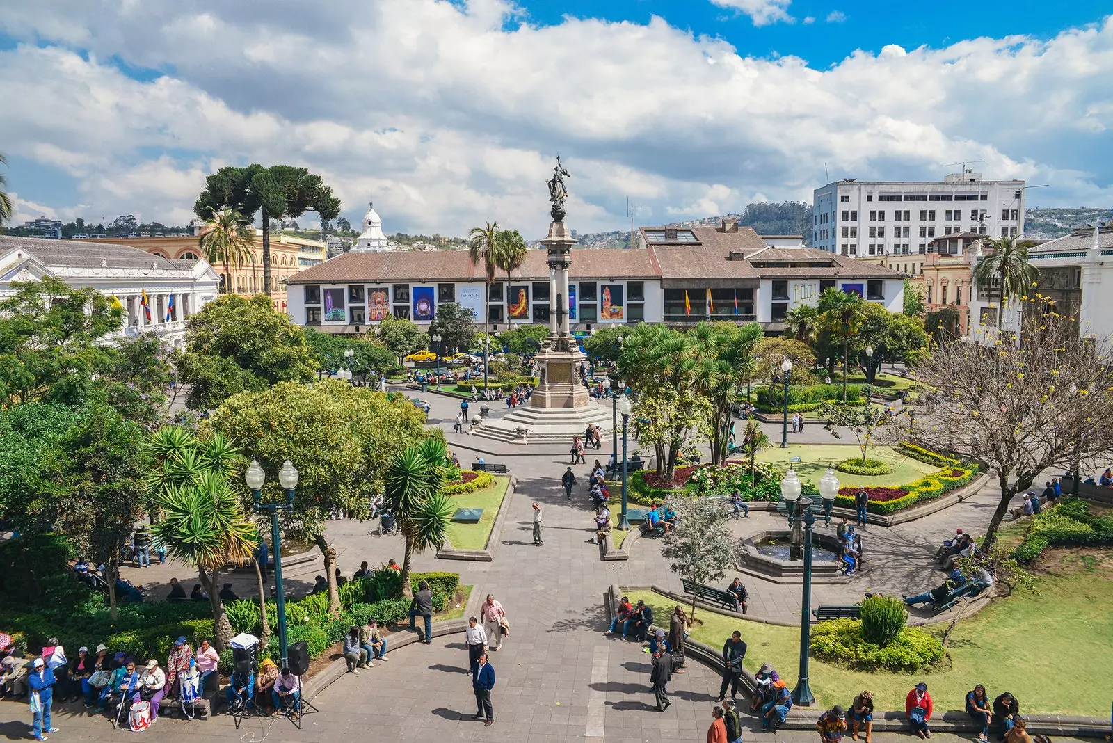 Lapangan Kemerdekaan di Quito