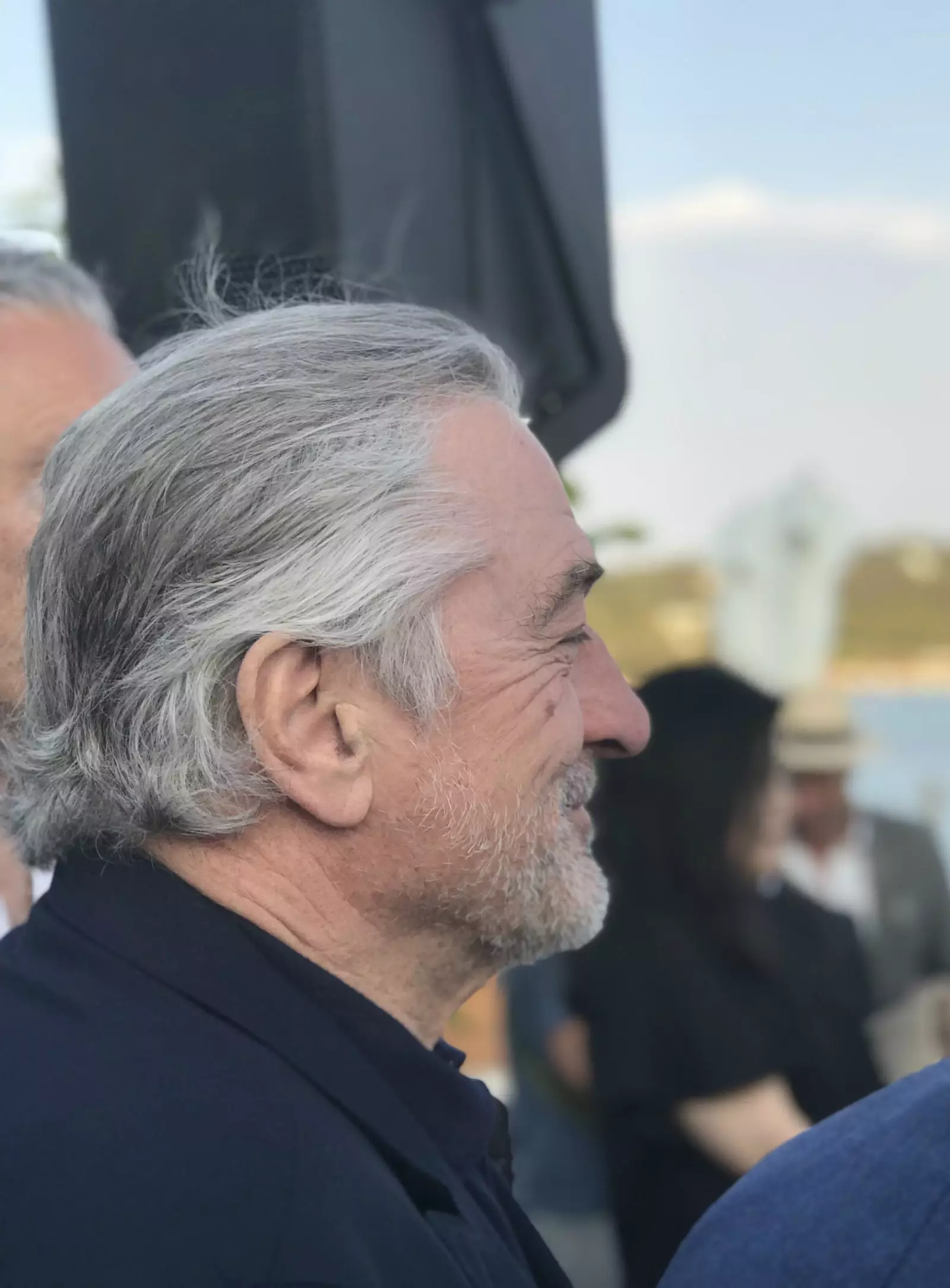 Robert de Niro wakati wa hafla ya sake katika Hoteli ya Nobu Ibiza Bay.