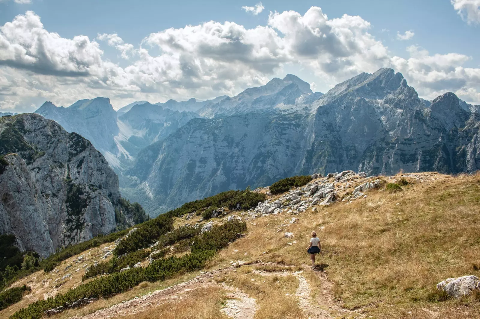 Denai kembara di Pergunungan Julian Alps Slovenia