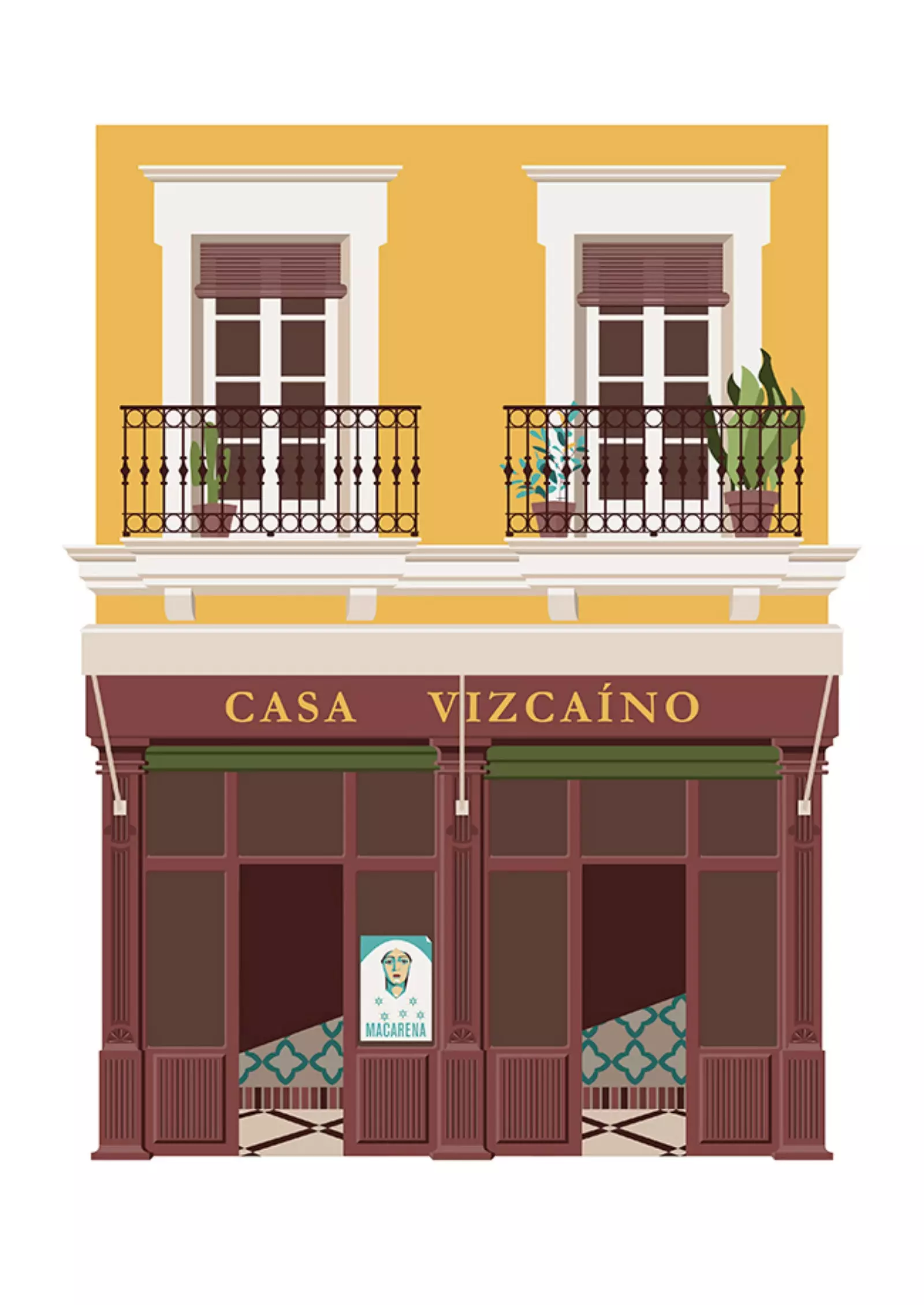 Casa Vizcaino didirikan pada tahun 1929.