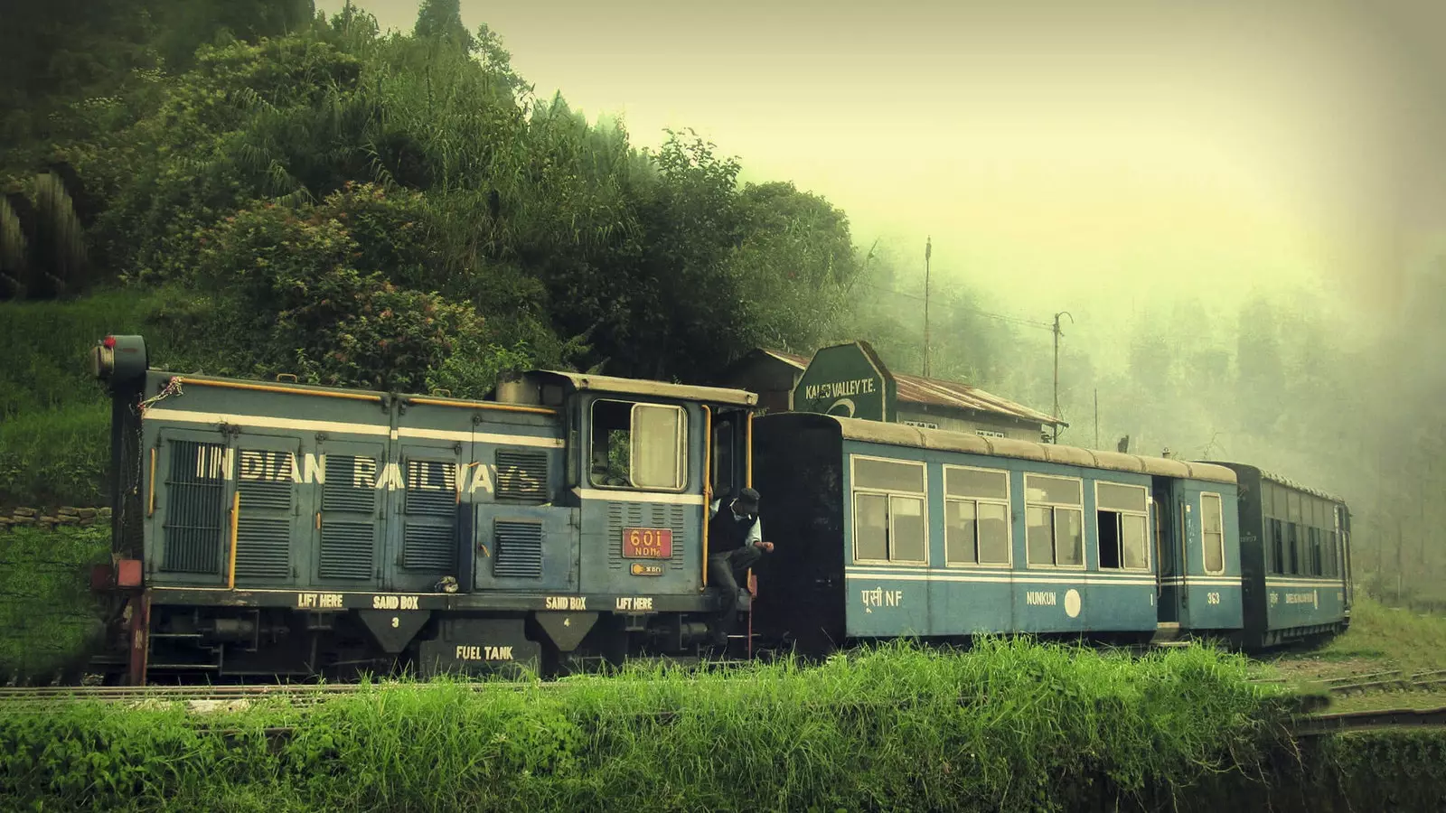 Himalayan Railways Zug in Indien