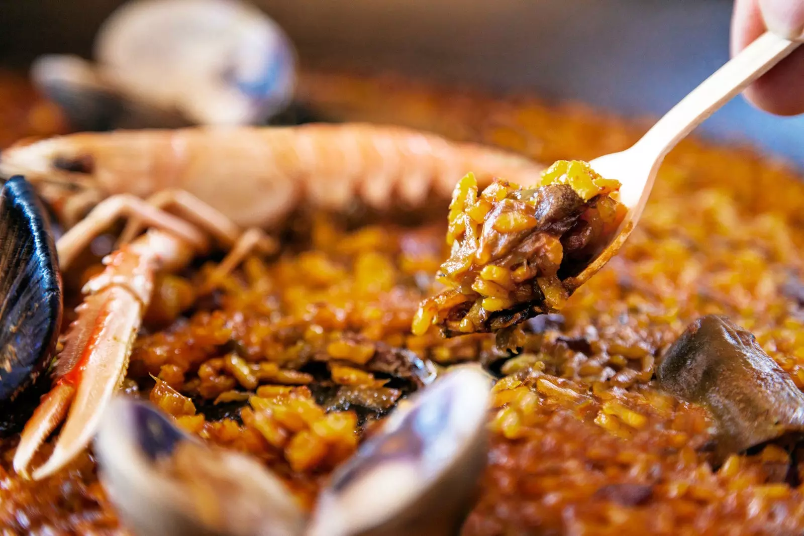 Xiringuito Escribà paella.