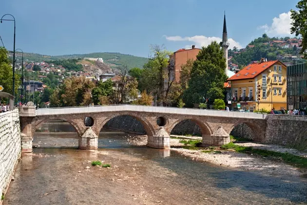 Die Lateinerbrücke von Sarajevo