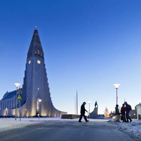 Hallgrimskirkja i Reykjavik