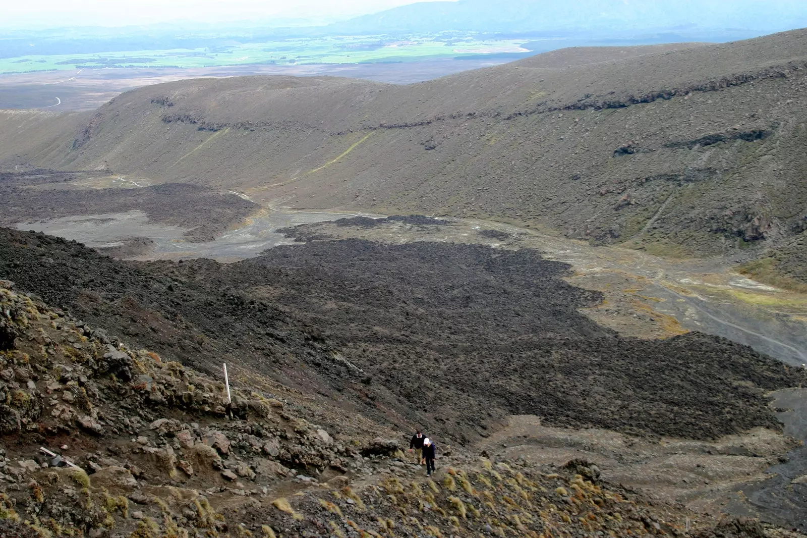 Reaching the top of Devil's Stairs