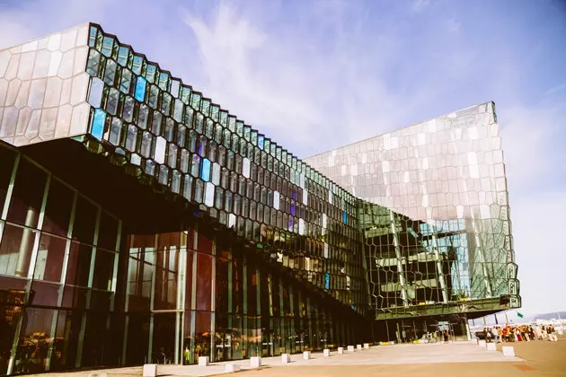 Aula Konser Harpa di Reykjavik