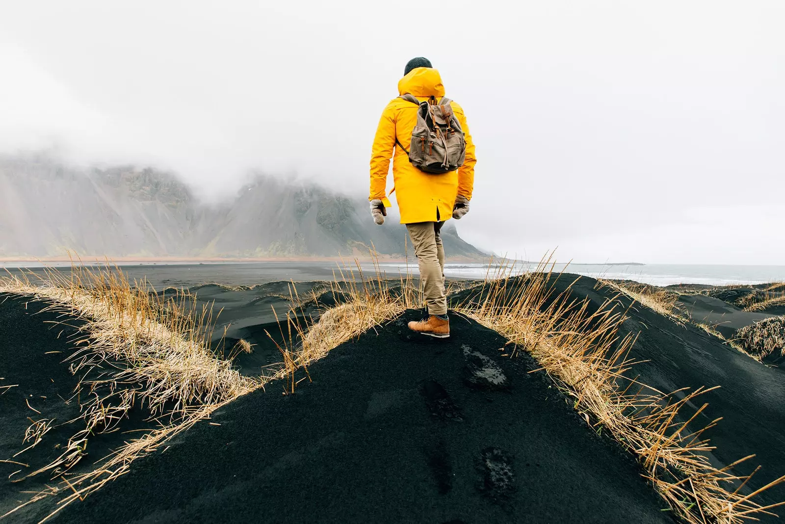 Stokksnes ein Spaziergang am besten wilden Strand der Welt