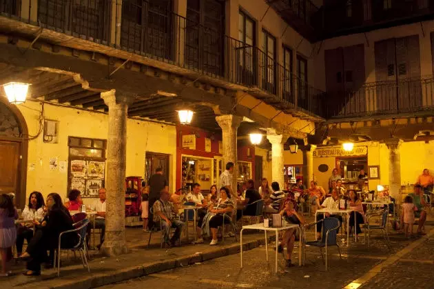 La piazza principale di Tordesillas