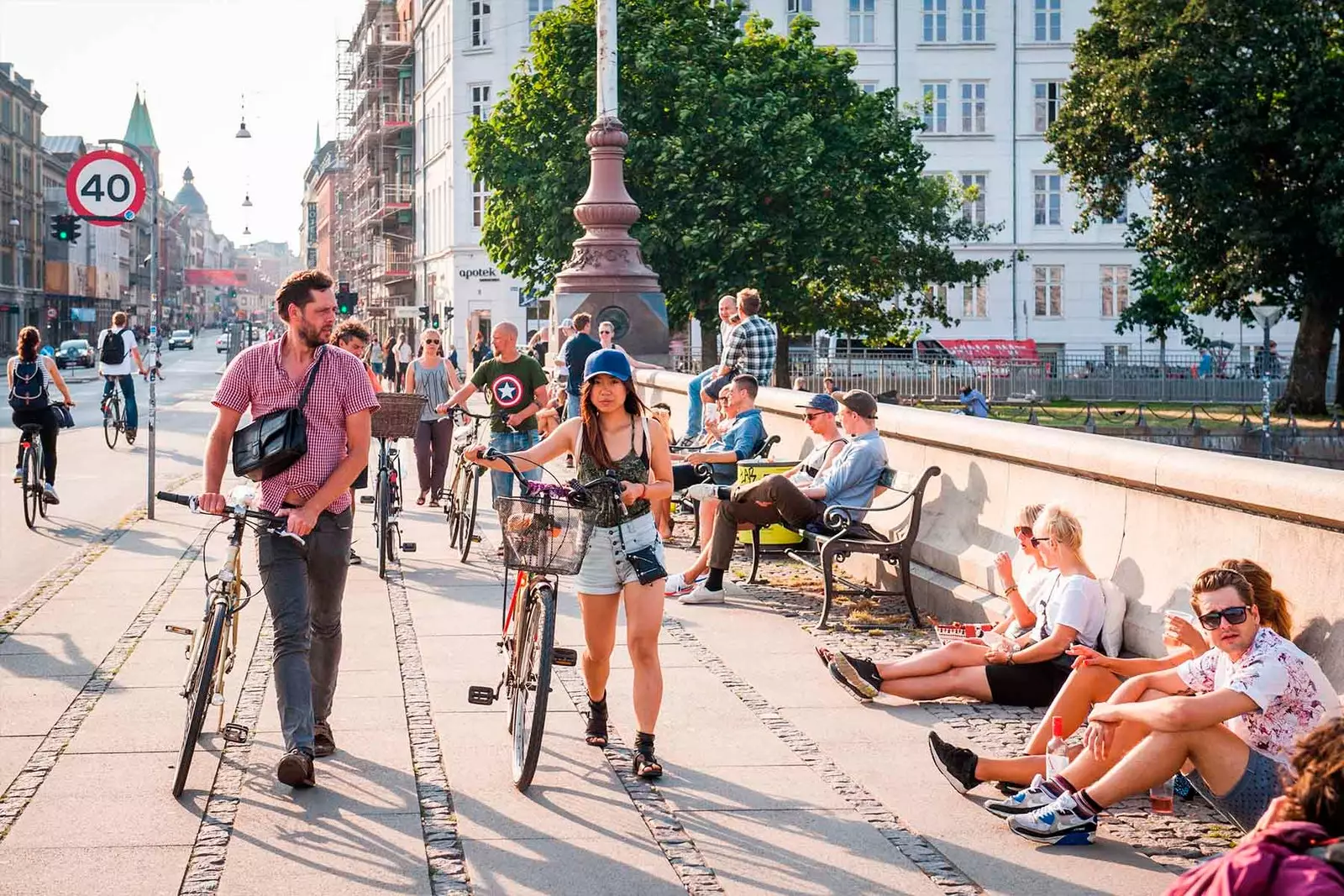 Zu Kopenhagen ass den ëffentleche Raum fir Spaass ze hunn perfekt méiglech