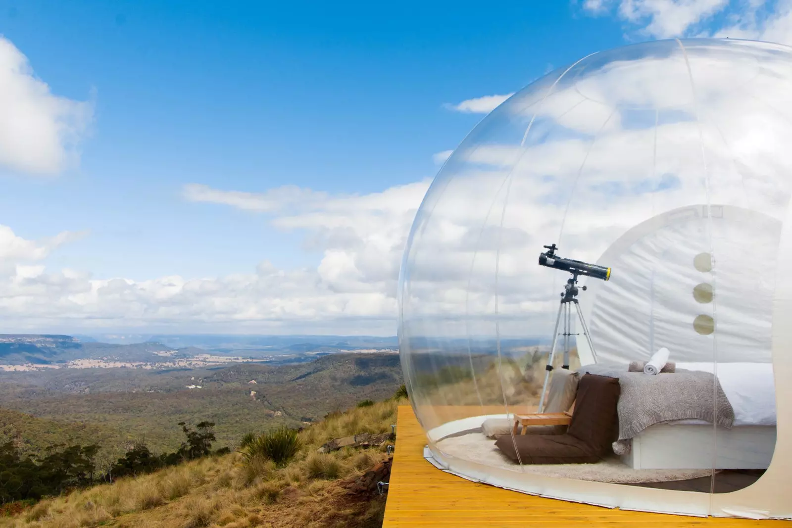 Bubbeltent Australië