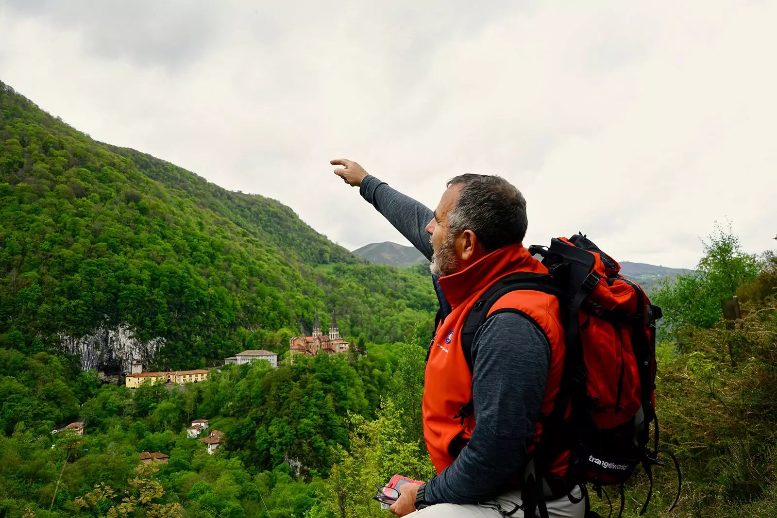 Covadonga vanaf het Cruz de Priena