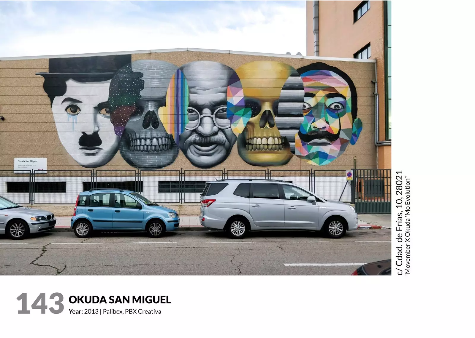 „Movember x Okuda „Mo Evolution“ Okuda San Miguel