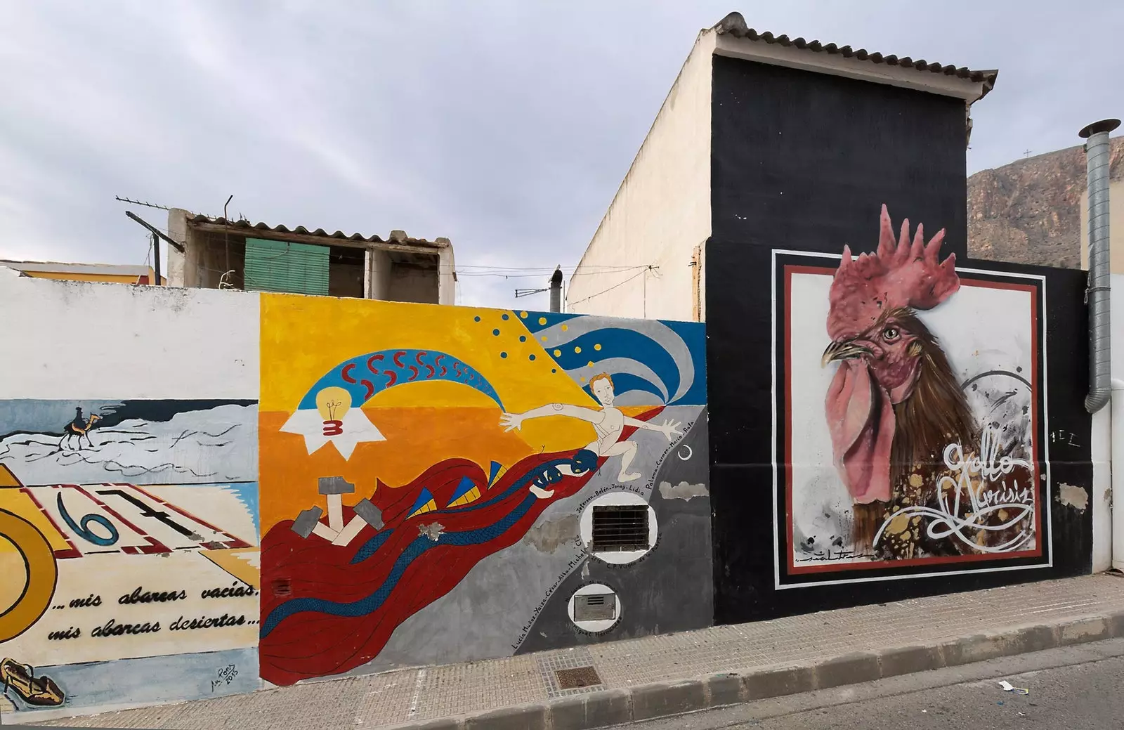 Murales del quartiere di San Isidro a Orihuela