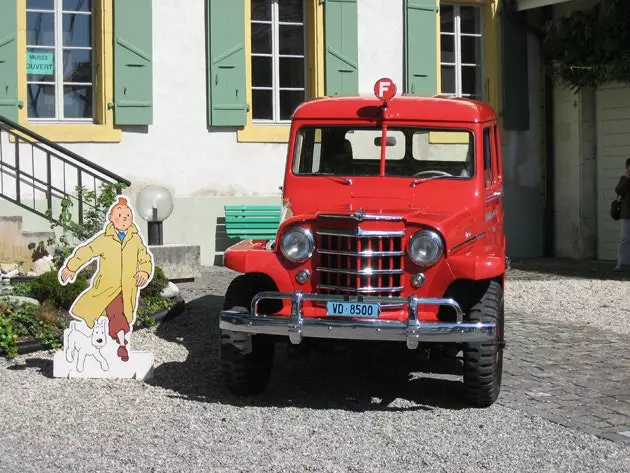 Nyon Turistkontor tilbyder temature på Tintin