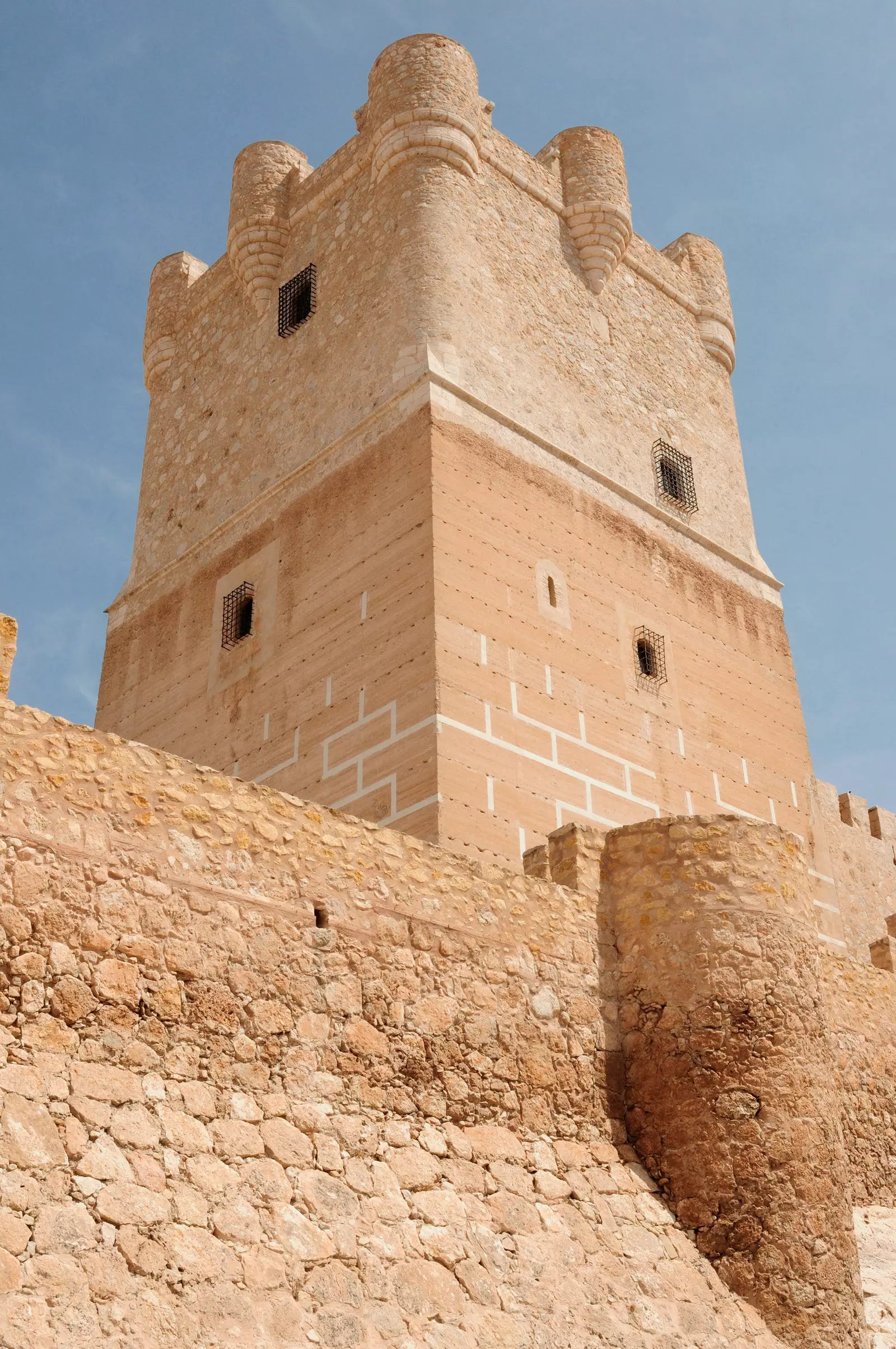 Villena castle tower