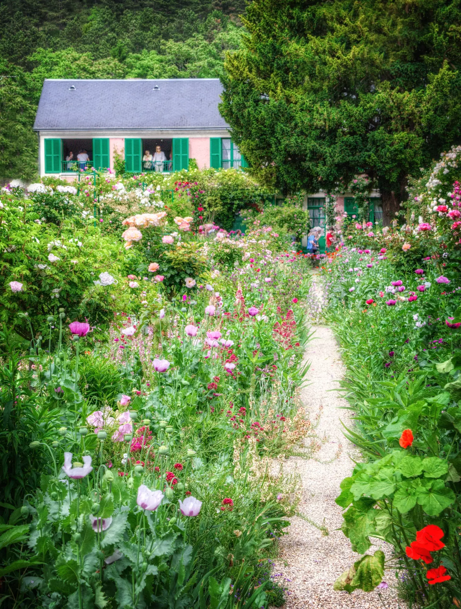 Monets trädgårdar i Giverny.