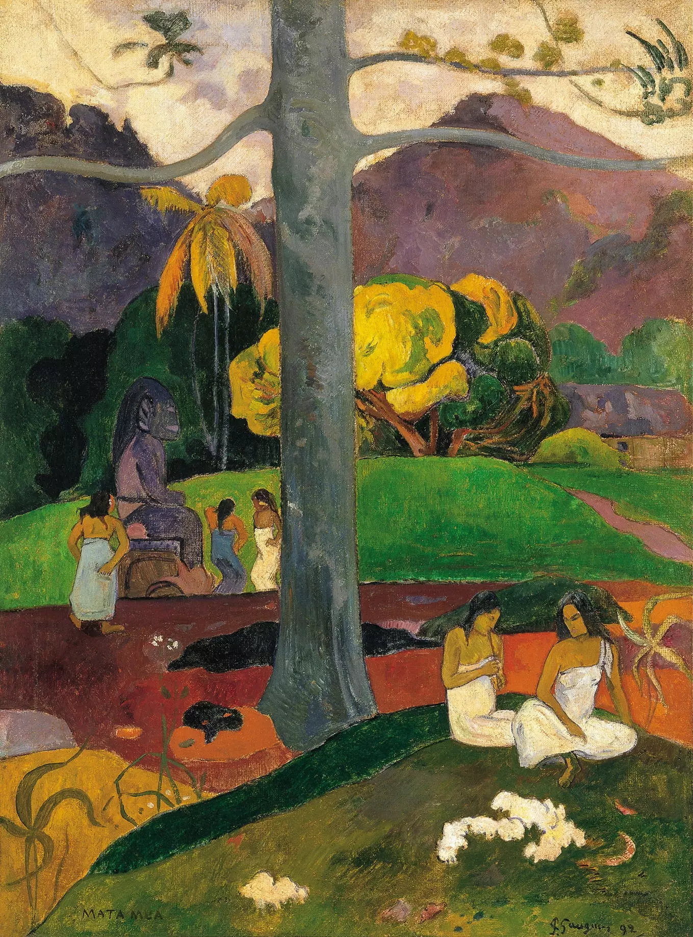 Perjalanan ke lukisan 'Mata Mua' oleh Paul Gauguin