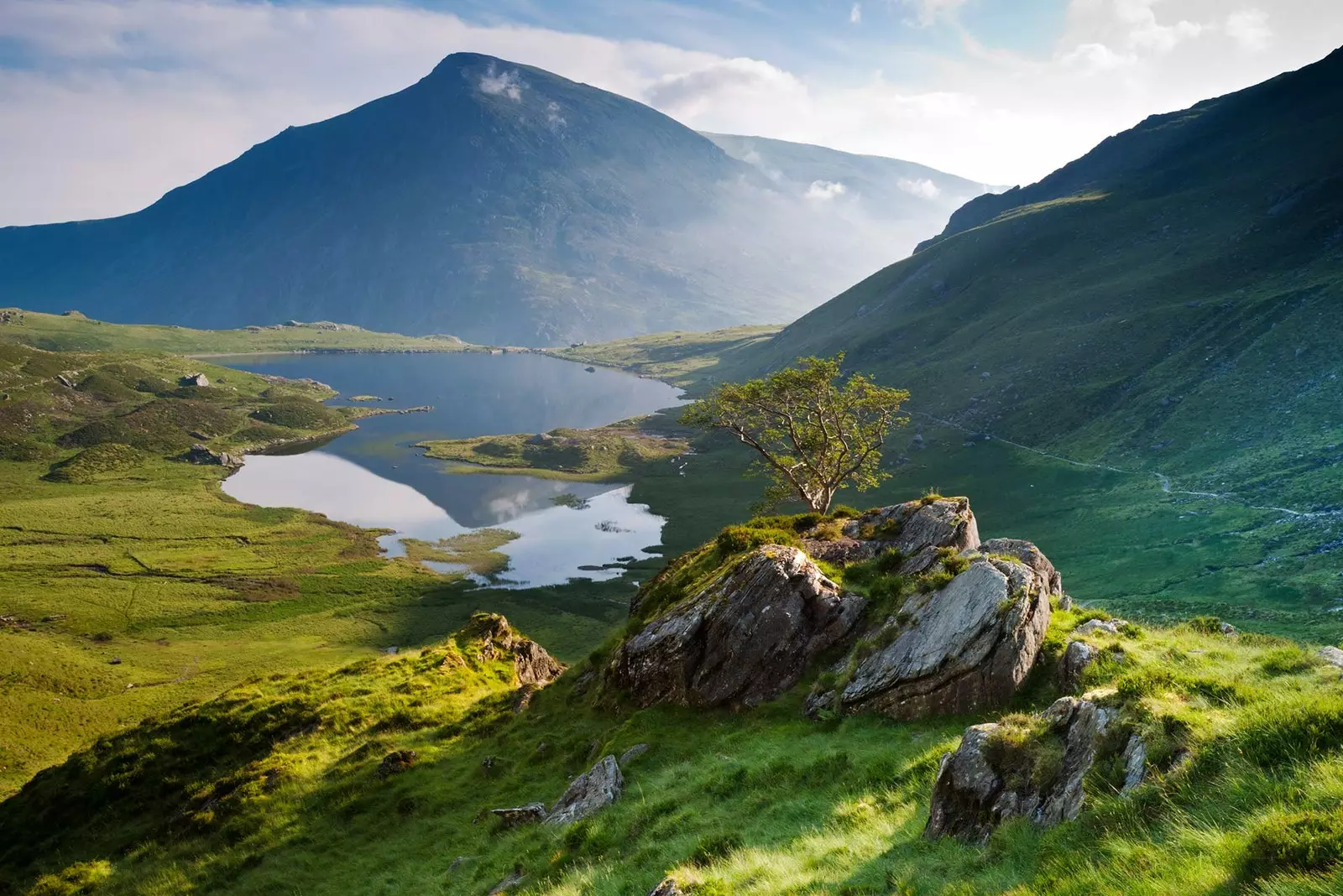 Snowdonia Landschaften déi Iech op eng aner Zäit transportéieren.