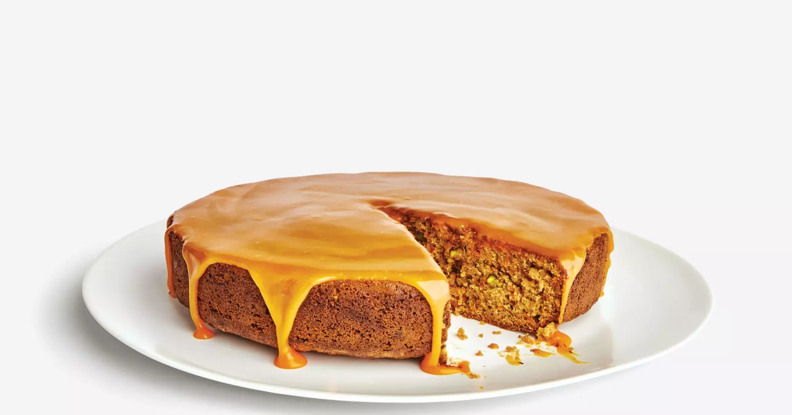 A receita do bolo de cenoura que precisávamos, bom com cardamomo e pistácios!