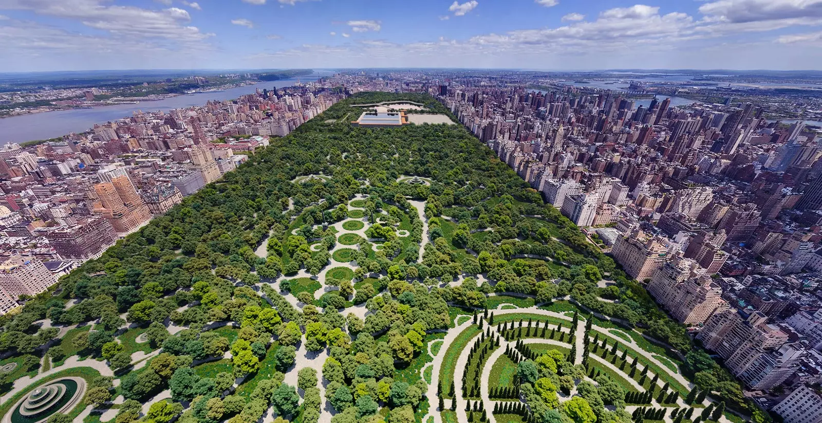 Disse bildene viser hvordan Central Park kunne sett ut