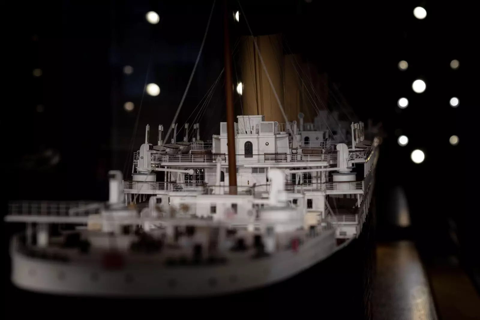 scale model of the titanic