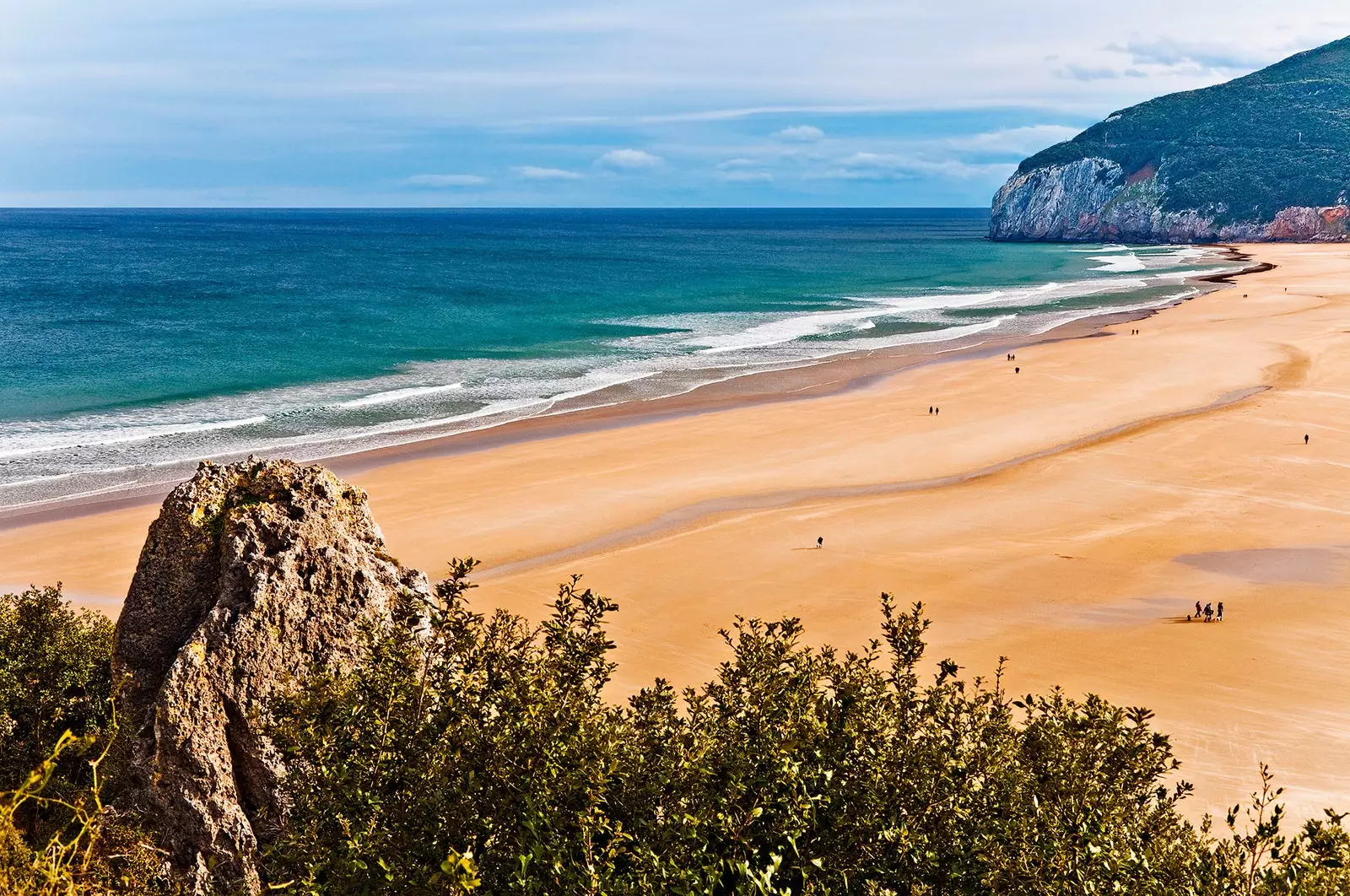 Plaża Berria w Kantabrii