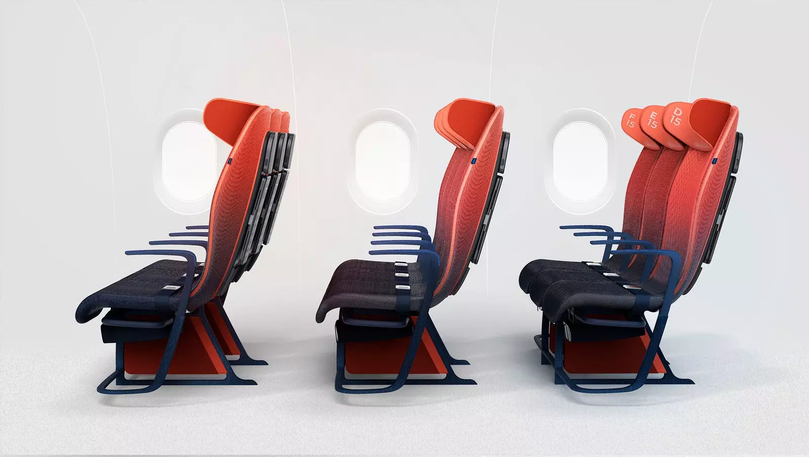 move layer design airbus smart airplane seats of the future