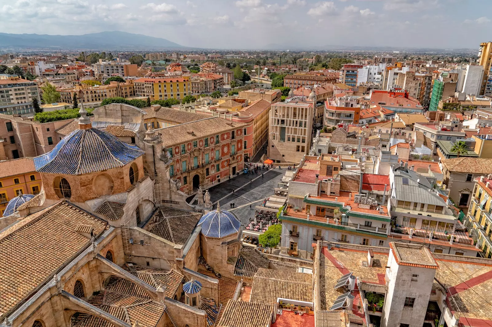 Blick auf die Stadt Murcia aus der Luft