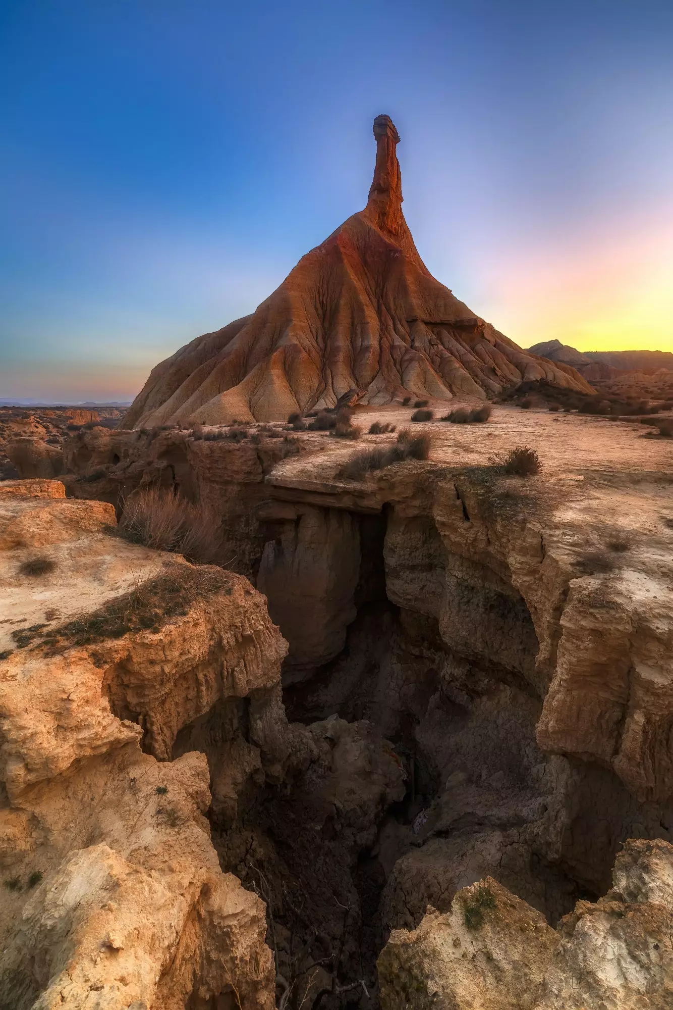 Paysage d'un autre monde dans le parc naturel de Brdenas.