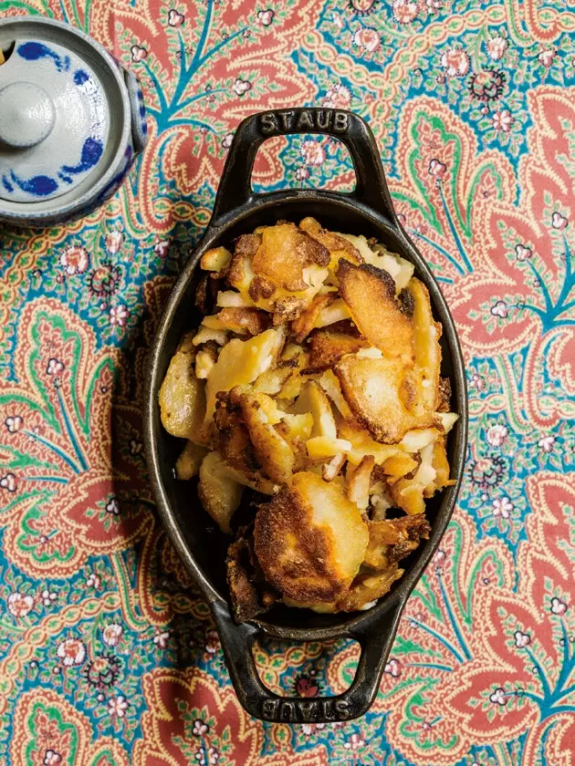 Pommes de terre sautes på Winstub S'Burjerstuewel