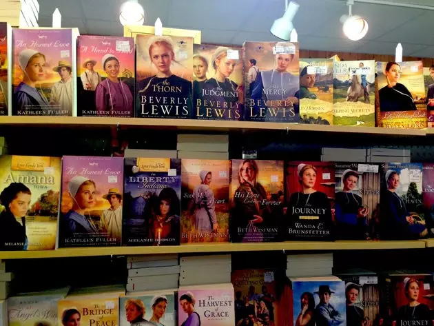 Venda em uma livraria Amish