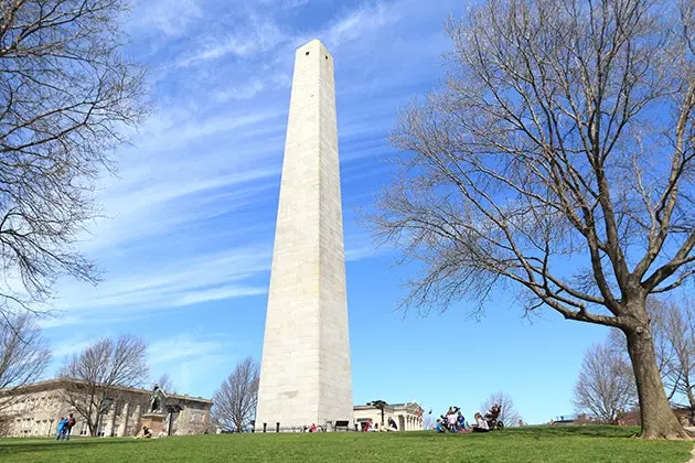 Das imposante Bunker Hill Monument