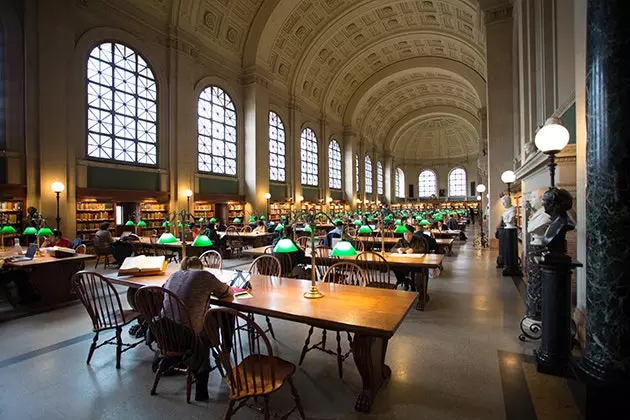 Boston Public Library ၏ အလှကို သိရှိခြင်း။