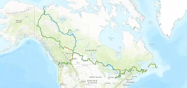 The Great Trail, the longest car-free road in the world, will be ready in 2017