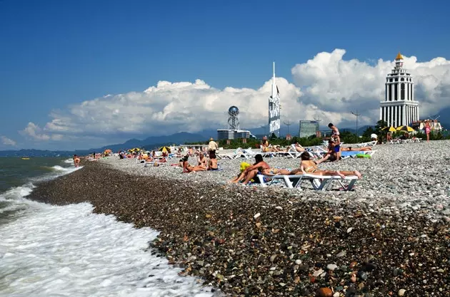 Stranden i Batumi