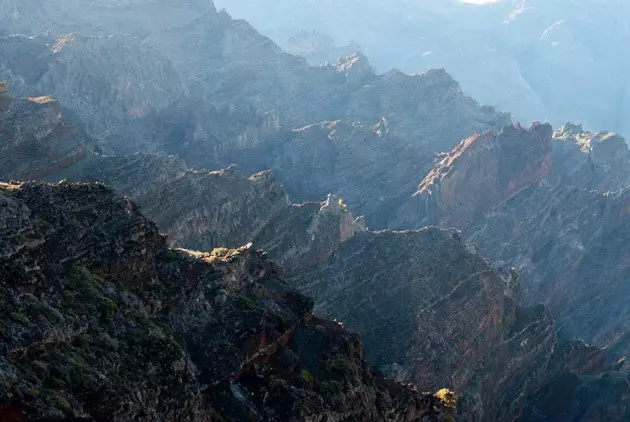 Байгалийн хоол хийдэг Caldera de Taburiente