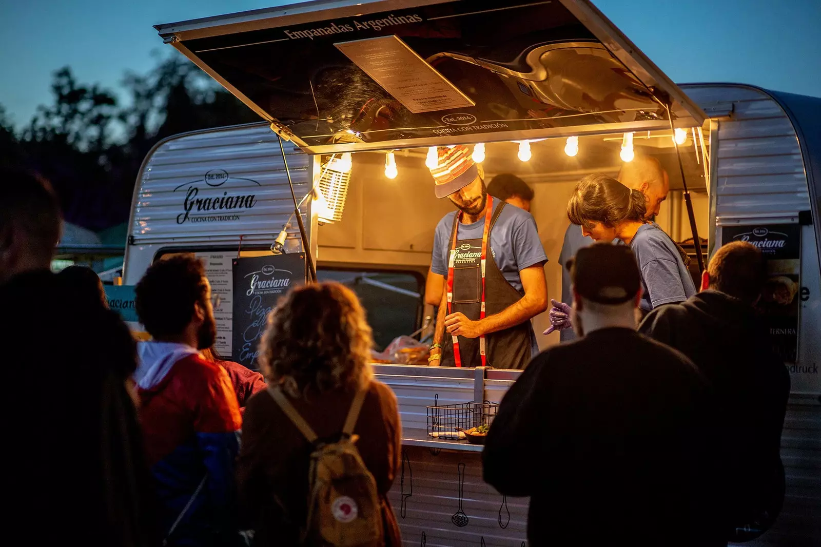 Foodtrucks i den første udgave af Paraíso