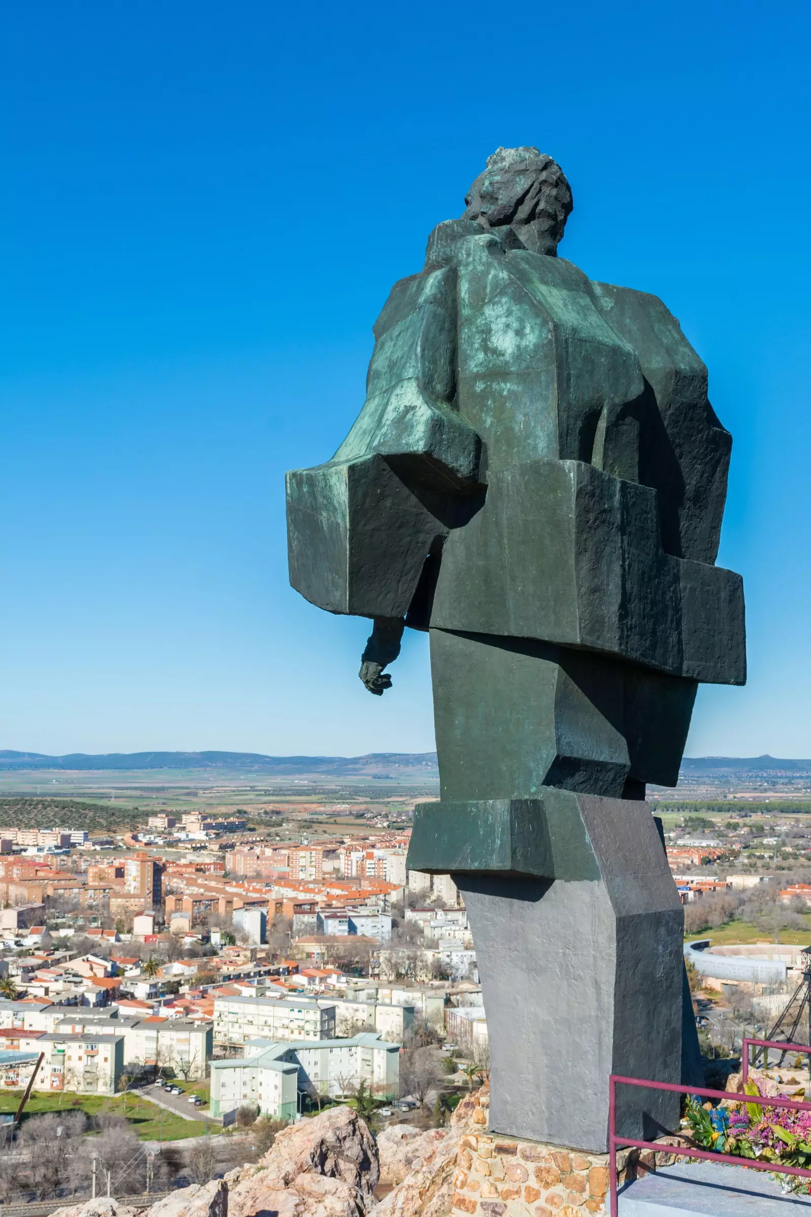 Monument to the Miner in Puertollano Ciudad Real.