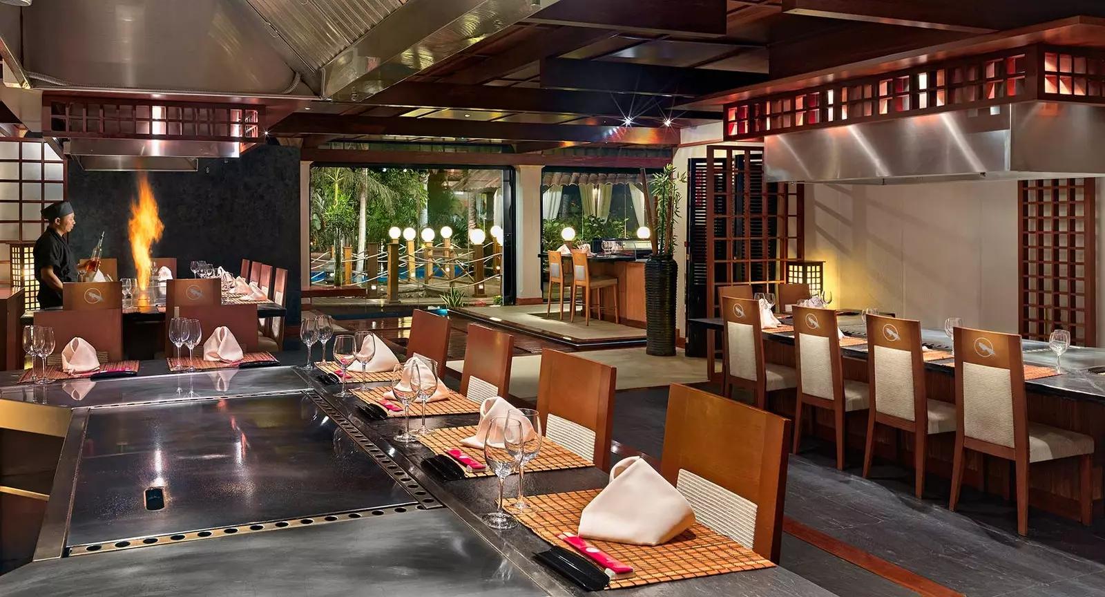 Intérieur du restaurant Yamatori à Fuerteventura