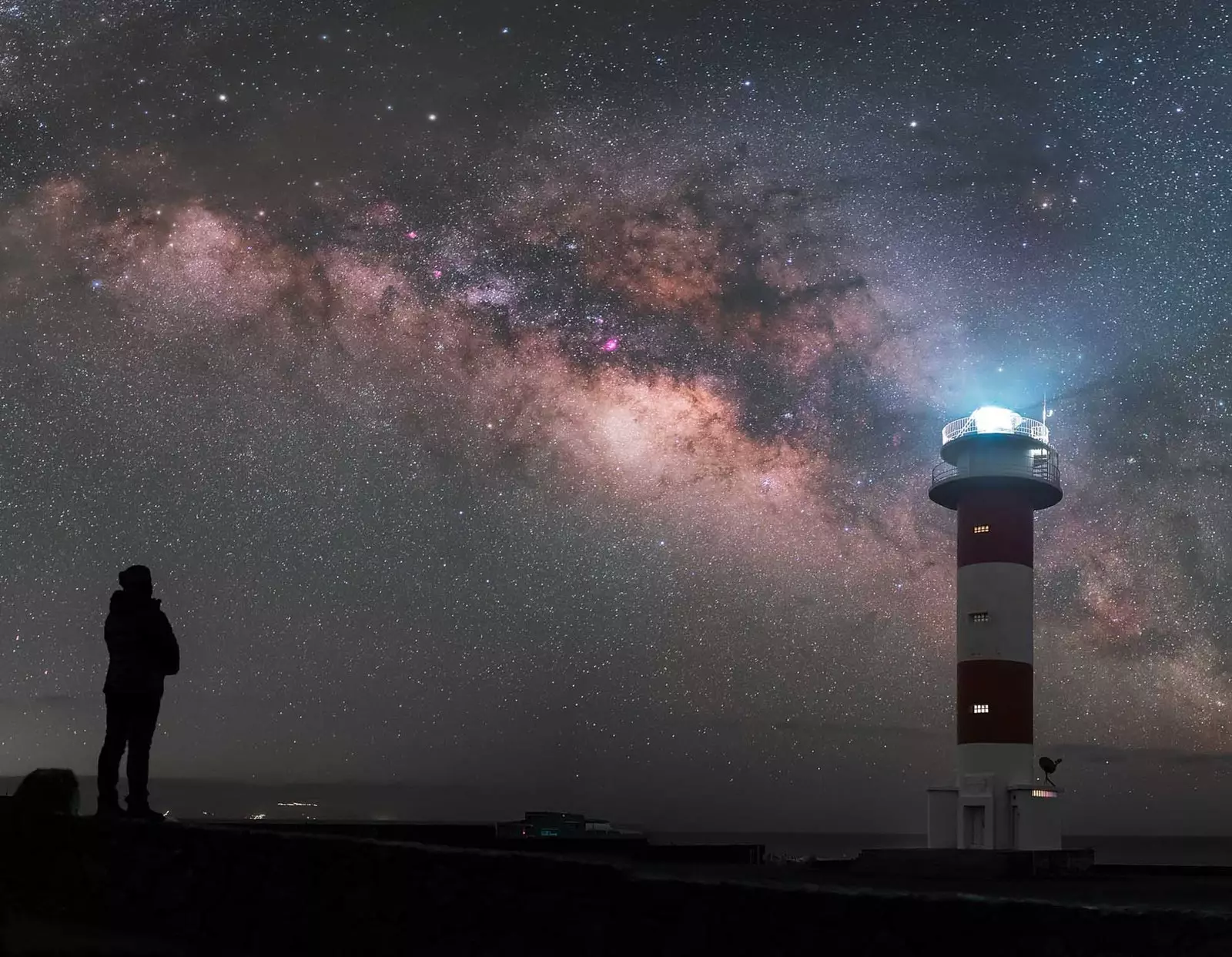 Stjörnubjartur himinn í La Palma